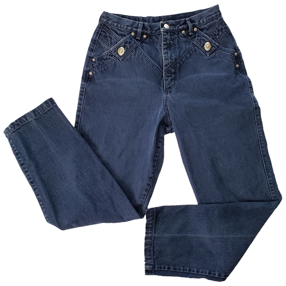 Vintage western concho mom jeans